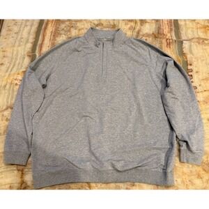 Holderness & Bourne Mens Dry Luxe Performance Pullover Grey Tailored Fit 2XL